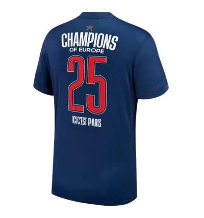 Maillot 24/25 PSG CHAMPIONS (FLOQUÉ) COLLECTOR