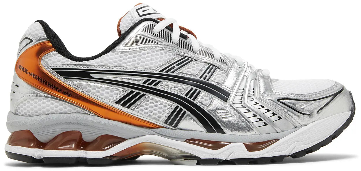 GEL KAYANO 14 SILVER PIQUANT ORANGE