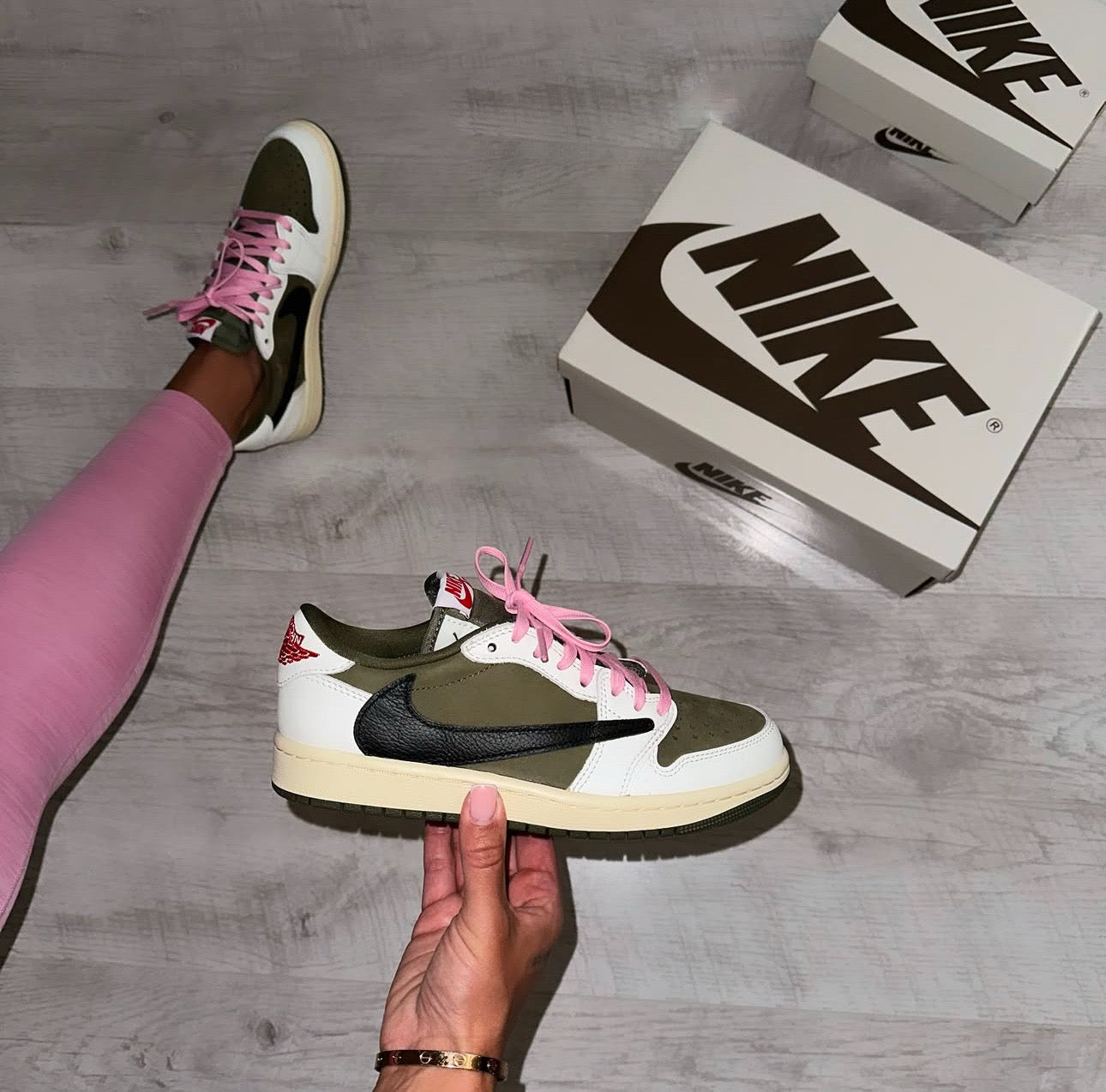 AIR JORDAN 1 RETRO LOW OG SP REVERSE OLIVE X TS