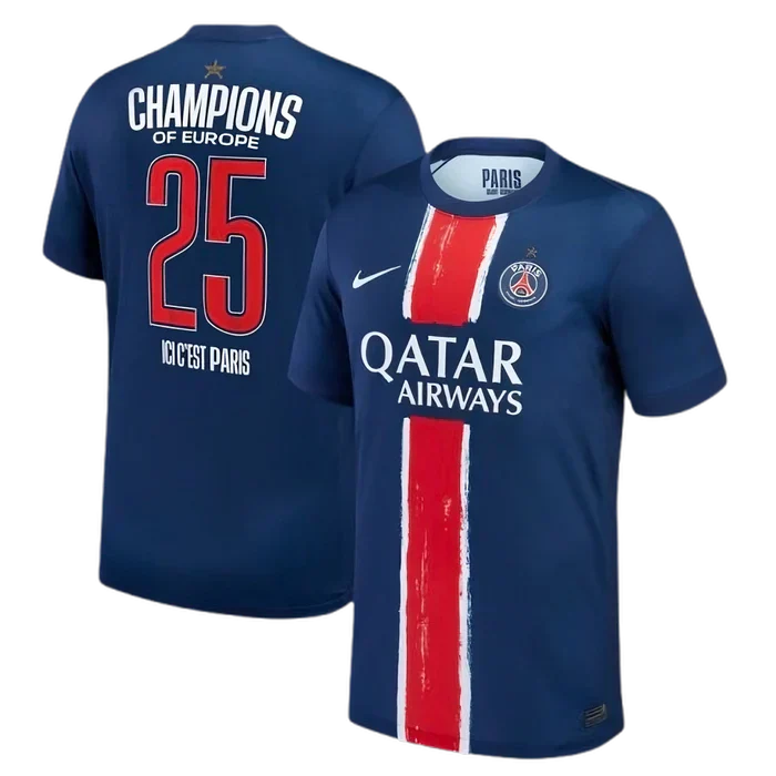 Maillot 24/25 PSG CHAMPIONS (FLOQUÉ) COLLECTOR
