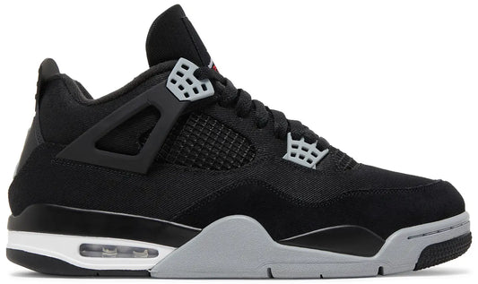 AIR JORDAN 4 RETRO SE BLACK CANVAS
